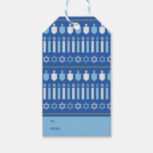 Festliches Dreidel Geschenkanhänger
