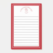 Festliches Erbe Gemütlich Cocoa Urlaub Post-it Klebezettel (Vorderseite)