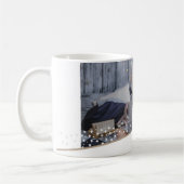 Festliches Foto der Familie Stars Weihnachtskuchen Kaffeetasse (Links)