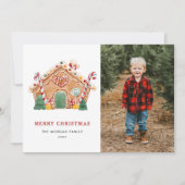 Festliches Foto Gingerbrei Weihnachten (Vorderseite)