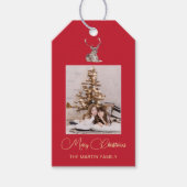 Festliches Foto mit Winterfest Geschenkanhänger (Vorderseite)