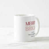 Festliches Frohes und Helles Weihnachten  Kaffeetasse (VorderseiteRechts)