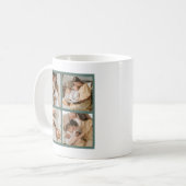 Festliches Frohes und Helles Weihnachten  Kaffeetasse (Vorderseite Links)
