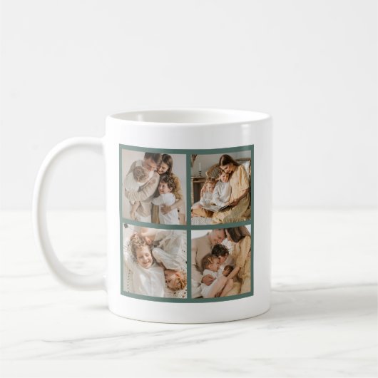 Festliches Frohes und Helles Weihnachten  Kaffeetasse (Links)