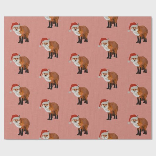 FESTLICHES FUCHSROSA Geschenkpapier (Flach)