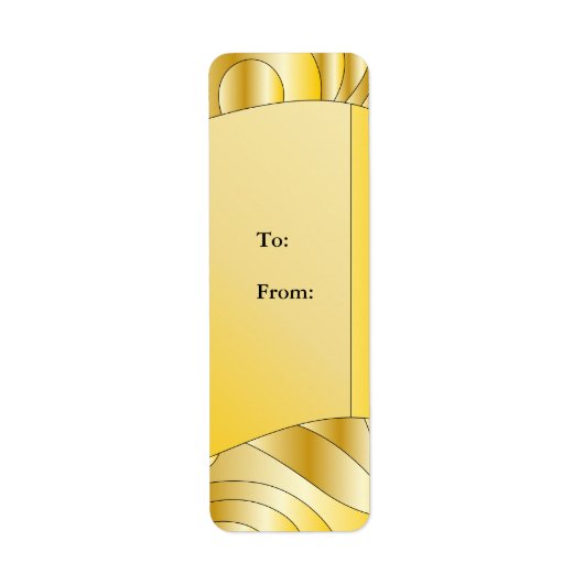 Festliches goldenes Design (Vorne)