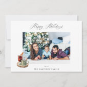 Festliches Happy Holidays Foto (Vorderseite)