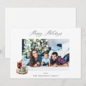 Festliches Happy Holidays Foto - WH (Vorne/Hinten)
