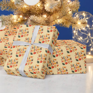 Festliches Herbst-Dankfest-Geschenkpapier Geschenkpapier