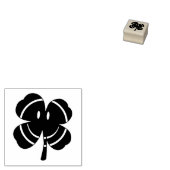 Festliches Irish Clover Kleeblatt Leaf Design Gummistempel (Stempel)
