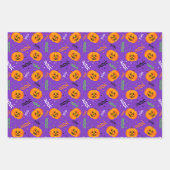 Festliches Jack-o'-LaternenHalloween Geschenkpapier Set (Vorderseite 3)