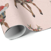 FESTLICHES KITZ-u. GEWEIH-EULE Packpapier (Rolleneckpunkt)