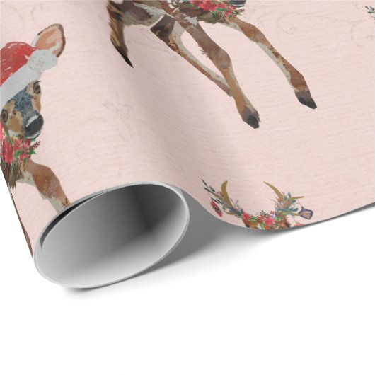 FESTLICHES KITZ-u. GEWEIH-EULE Packpapier (Rolleneckpunkt)