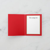 Festliches Land Weihnachten gut fügen Text (Innenseite)