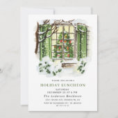 Festliches Landhaus CHRISTMAS FERIENWOHNUNG LUNCHE Einladung (Vorderseite)