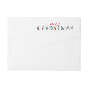 Festliches Laub Frohe Weihnachten Absenderadresse