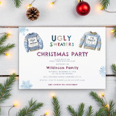 Festliches Multicolor Weihnachten Ugly Sweater Par Einladung