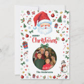 Festliches Muster Ein Foto Weihnachten Weihnachten (Vorderseite)