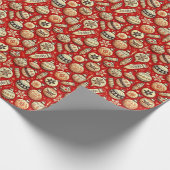 Festliches Muster Geschenkpapier (Ecke)