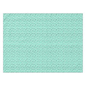 Festliches Muster mit Perlenkette und Schmuckstern Tischdecke (Vorderseite (Horizontal))
