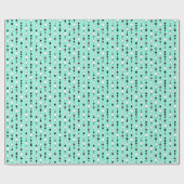 Festliches Muster mit Schnurperlen und Schmuckster Geschenkpapier (Flach)
