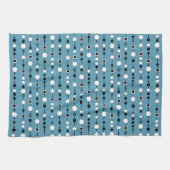 Festliches Muster mit Schnurperlen und Schmuckster Geschirrtuch (Horizontal)