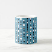 Festliches Muster mit Schnurperlen und Schmuckster Kaffeetasse (Mittel)