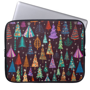 Festliches Muster, Weihnachts- und Neujahrsdekorat Laptopschutzhülle