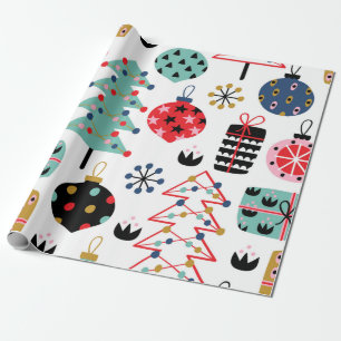 festliches Musterfeiertage Weihnachten Geschenkpapier