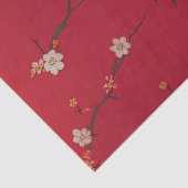 Festliches Neujahr Kaiser Roter Kirschblossom Seidenpapier (Detail)