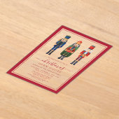Festliches Nutcracker Weihnachts-Party Open House Acryleinladungen (Ablage )