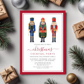 Festliches Nutcracker Weihnachtscocktail Party Einladung