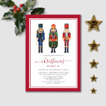 Festliches Nutcracker-Weihnachtsfest - Party Einladung<br><div class="desc">Personalisierte Niedliche Nutcracker Weihnachtszeit Party Einladung.</div>