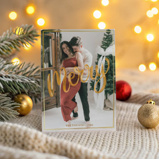 Festliches Paar Weihnachten - Moderne gerahmte Frö
