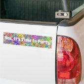 Festliches Party Confetti Muster Autoaufkleber (Auf Lkw)