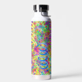 Festliches Party Confetti Muster Trinkflasche (Links)
