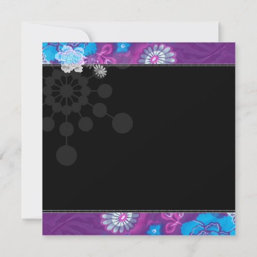 Festliches Party des Cocktail-Sylvesterabends Einladung (Rückseite)