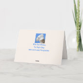 Festliches Party Donkey Funny Geburtstag Karte (Rückseite)