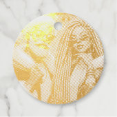 Festliches Party Santa Geschenkanhänger (Vorderseite)