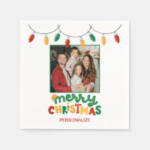 Festliches Personalisiertes Weihnachtsbuch Napkins