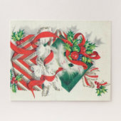 Festliches Puzzlespiel der Retro Puzzle (Horizontal)