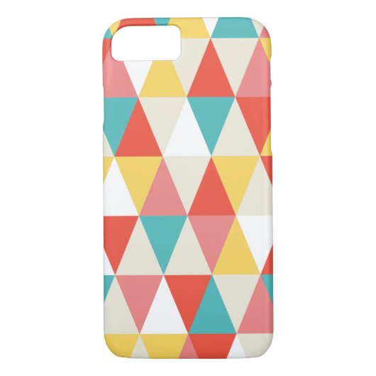 Festliches Retro geometrisches iPhone 7 Case-Mate iPhone Hülle (Rückseite)