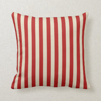 Festliches Retro-Vintage-Vertikal-PopCorn-Streifen Kissen