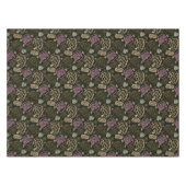 Festliches rosa-One-Line-künstlerisches Zeichn-Mus Tischdecke (Vorderseite (Horizontal))