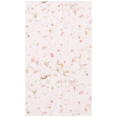 Festliches rosa und goldenes Muster Tischdecke (Vorderseite)