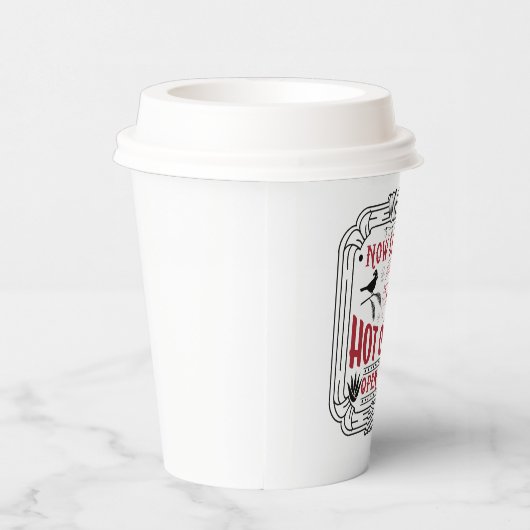 Festliches Servieren heißes Kakao Weihnachtsgebäck Pappbecher (Rechts)