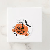 Festliches Spooky Pumpkins Halloween-Party Geschenkanhänger (Beispiel)