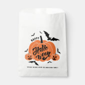 Festliches Spooky Pumpkins Halloween-Party Geschenktütchen (Vorderseite)