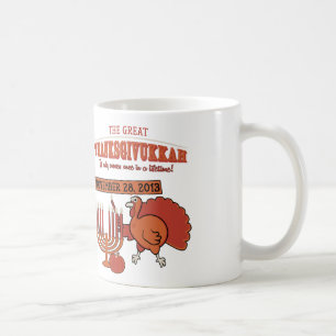 Festliches 'Thanksgivukkah Kaffeetasse