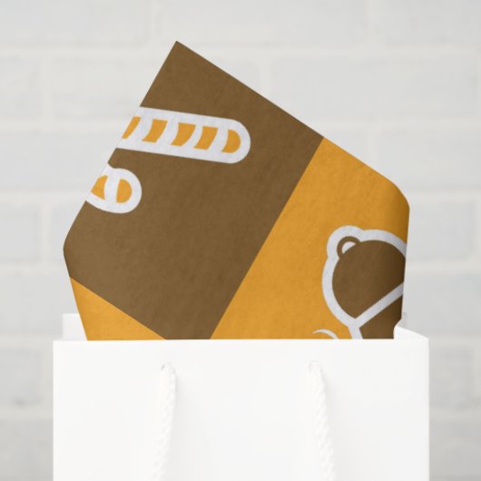 Festliches Urlaubsrastermuster Seidenpapier (Geschenktüte)